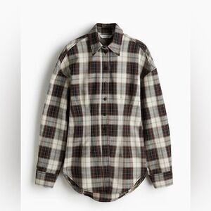 Hm defined waist twill shirt